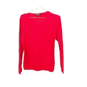 Lauren Ralph Lauren long sleeved red shirt size large